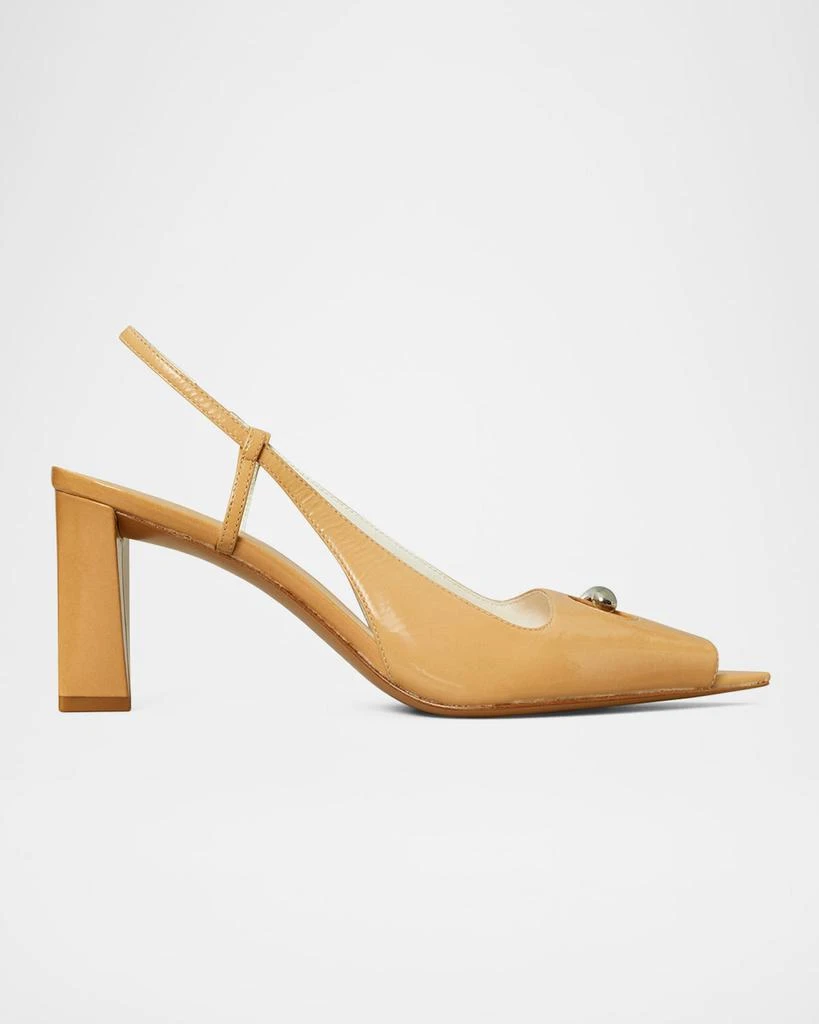 Tory Burch Pierced Peep-Toe Slingback Pumps 1