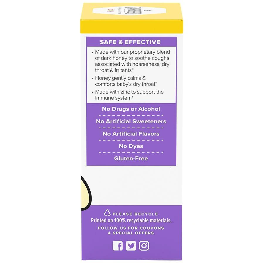 ZarBee's Naturals Baby Cough Syrup + Immune Support Grape 3
