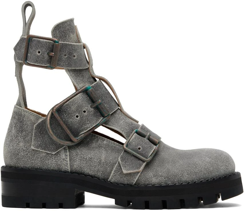 Vivienne Westwood Gray Rome Boots 1