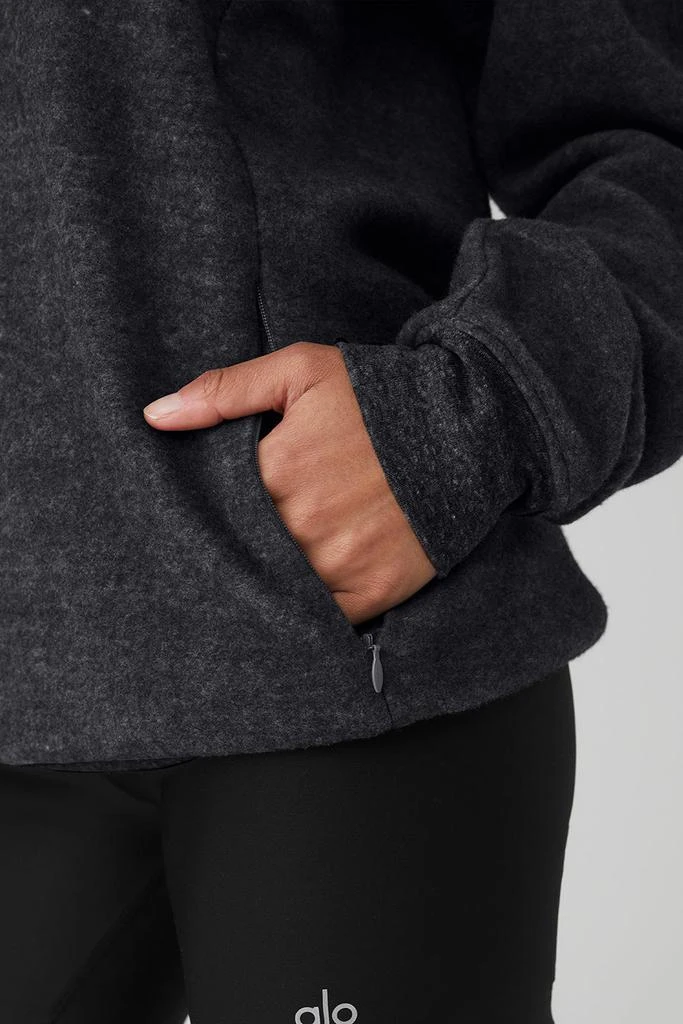 Alo Triumph Hoodie - Charcoal Black Triblend 5