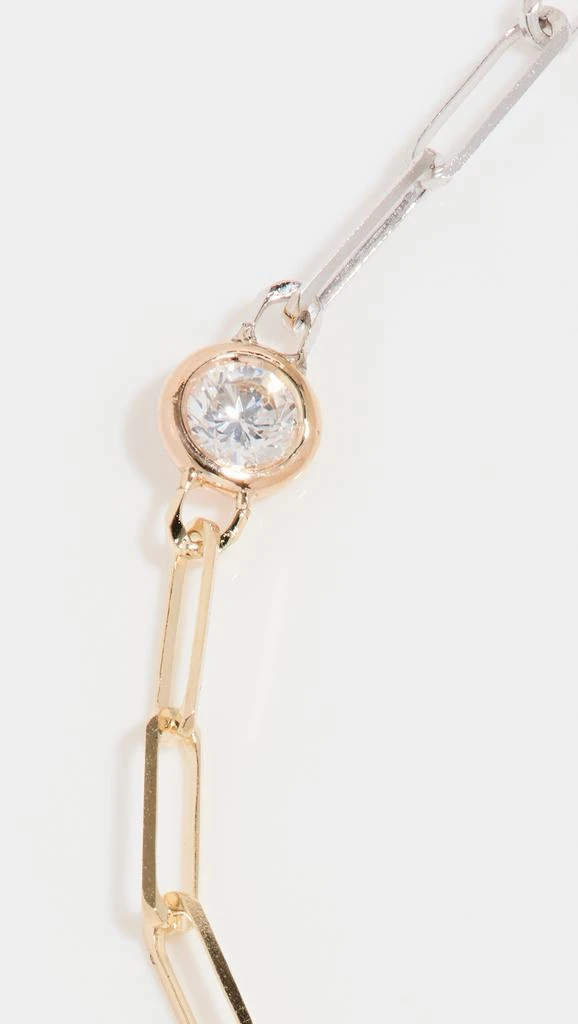 Zoe Chicco 14k Gold Paperclip Chain Bracelet 4