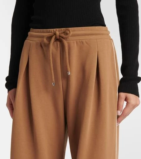 Max Mara Leisure Curve cotton-blend sweatpants 4