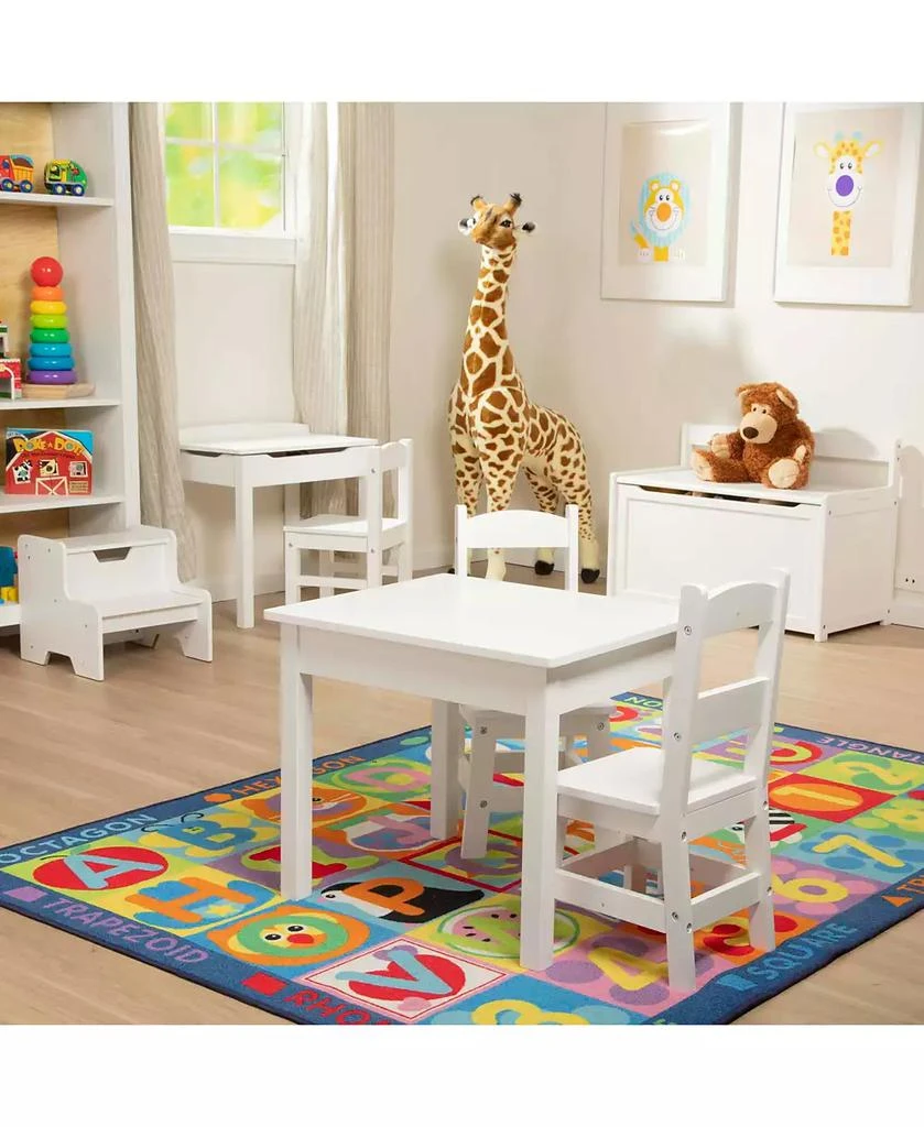 Melissa & Doug Melissa & Doug Wooden Child's Lift-Top Desk & Chair - White 3