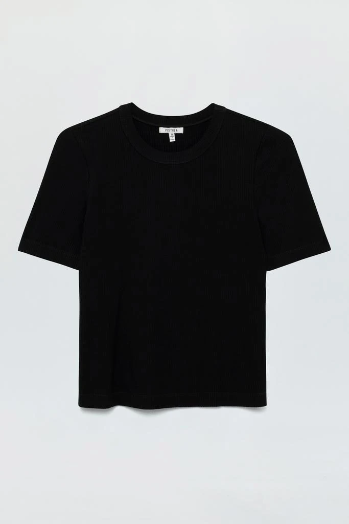 Pistola Denim Bella Fitted Tee - Noir 6