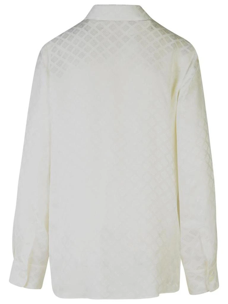 ETRO Etro White Silk Blend Shirt 3