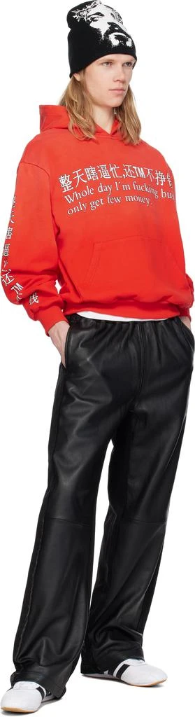 Praying SSENSE Exclusive Red 'Busy' Hoodie 4