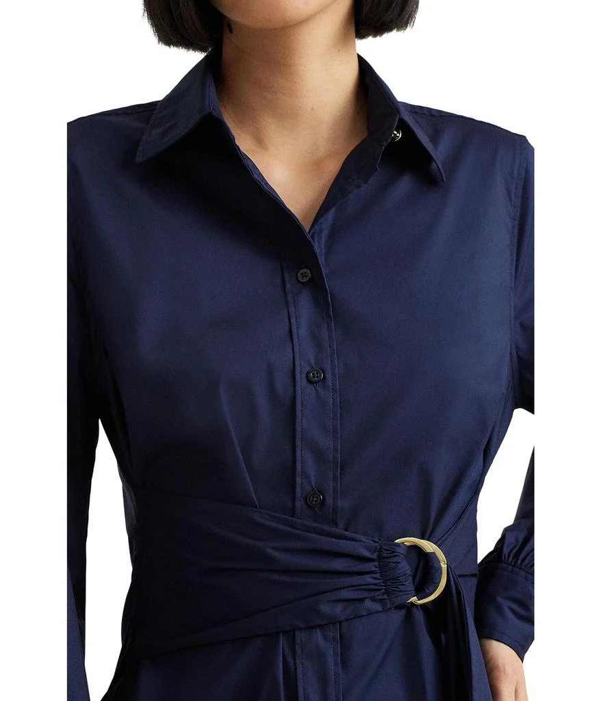 Ralph Lauren Petite Tie-Front Cotton-Blend Shirt 3