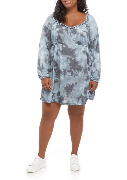 Craft Plus Size Blouson Sleeve Babydoll Dress – On Sale Now with Up to ...