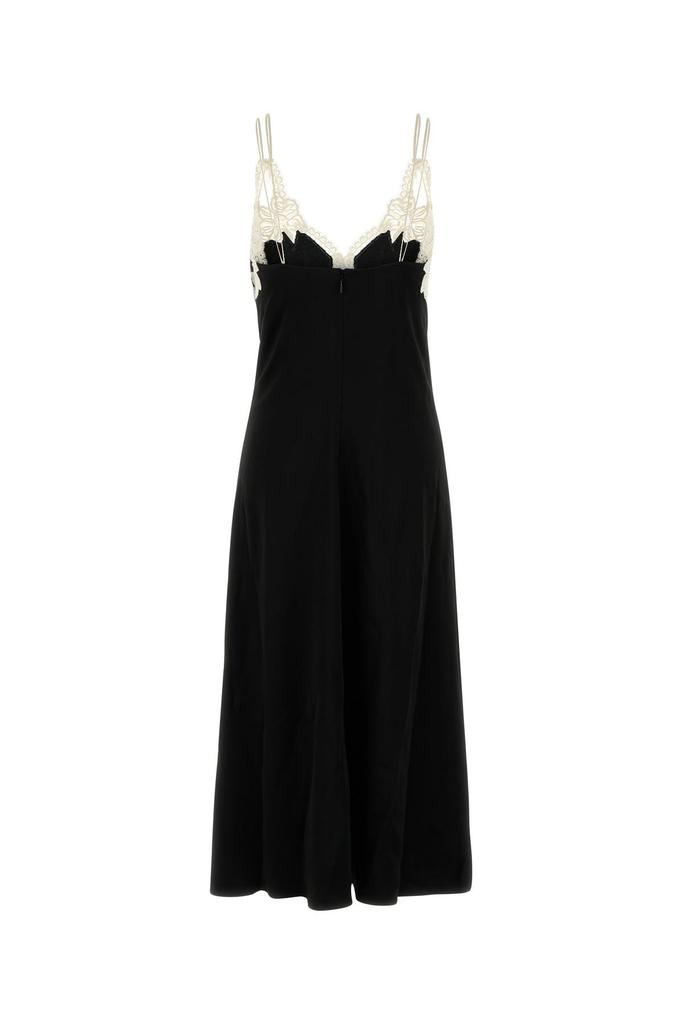 Jil Sander Black satin dress