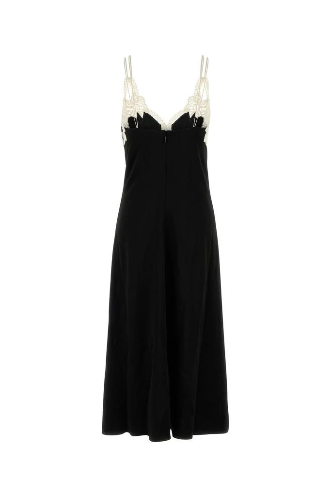 Jil Sander Black satin dress 1