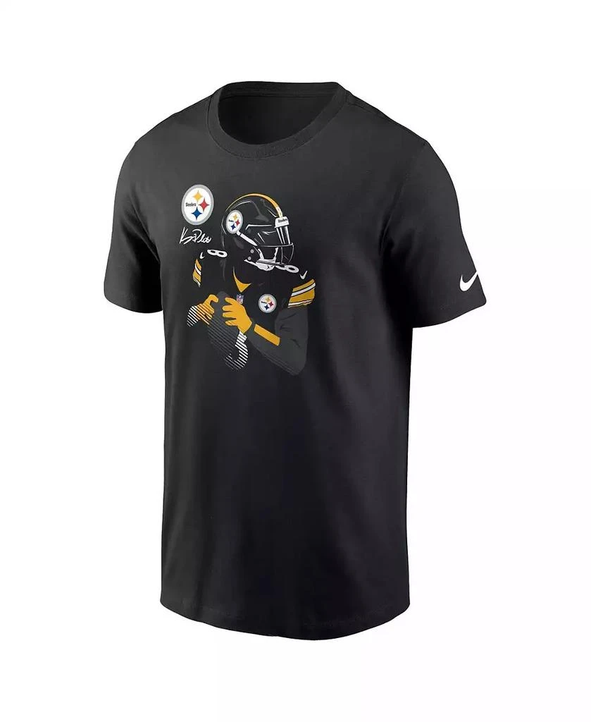 NIKE Men's Kenny Pickett Black Pittsburgh Steelers Player Graphic T-shirt 3