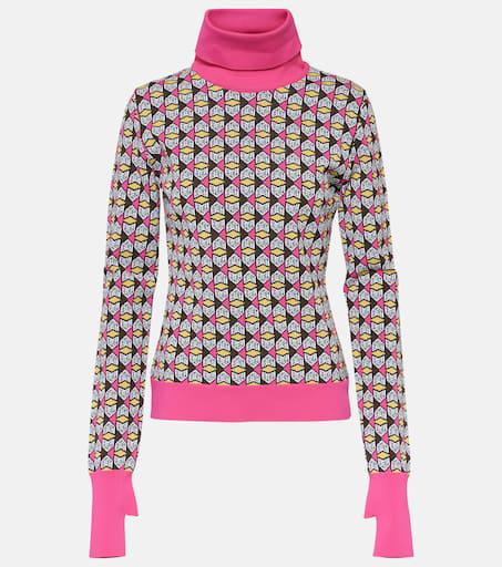 Jet Set Logo turtleneck sweater