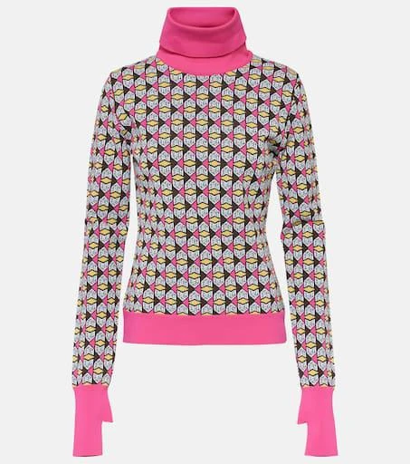 Jet Set Logo turtleneck sweater 1