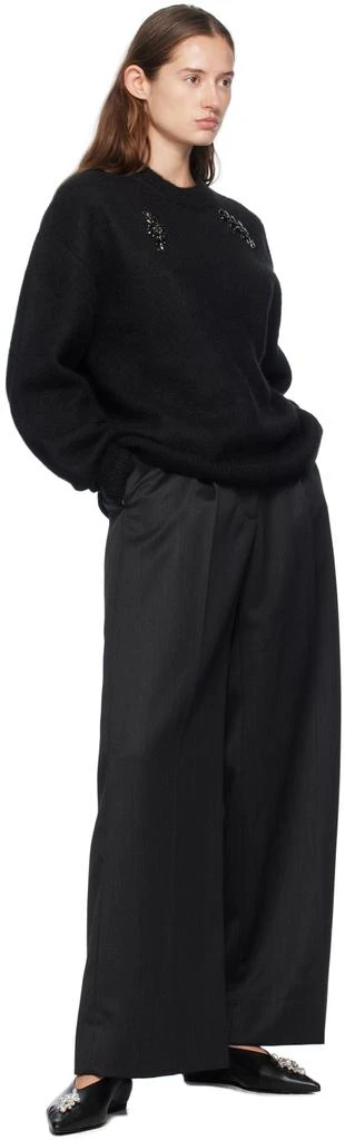Simone Rocha Black Embellished Sweater 4