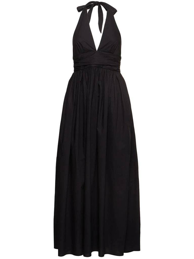 Matteau Plunge Halter Neck Long Dress 1