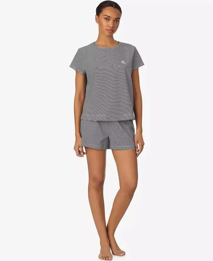 Ralph Lauren Women's 2-Piece Cotton Tee and Boxer Set
