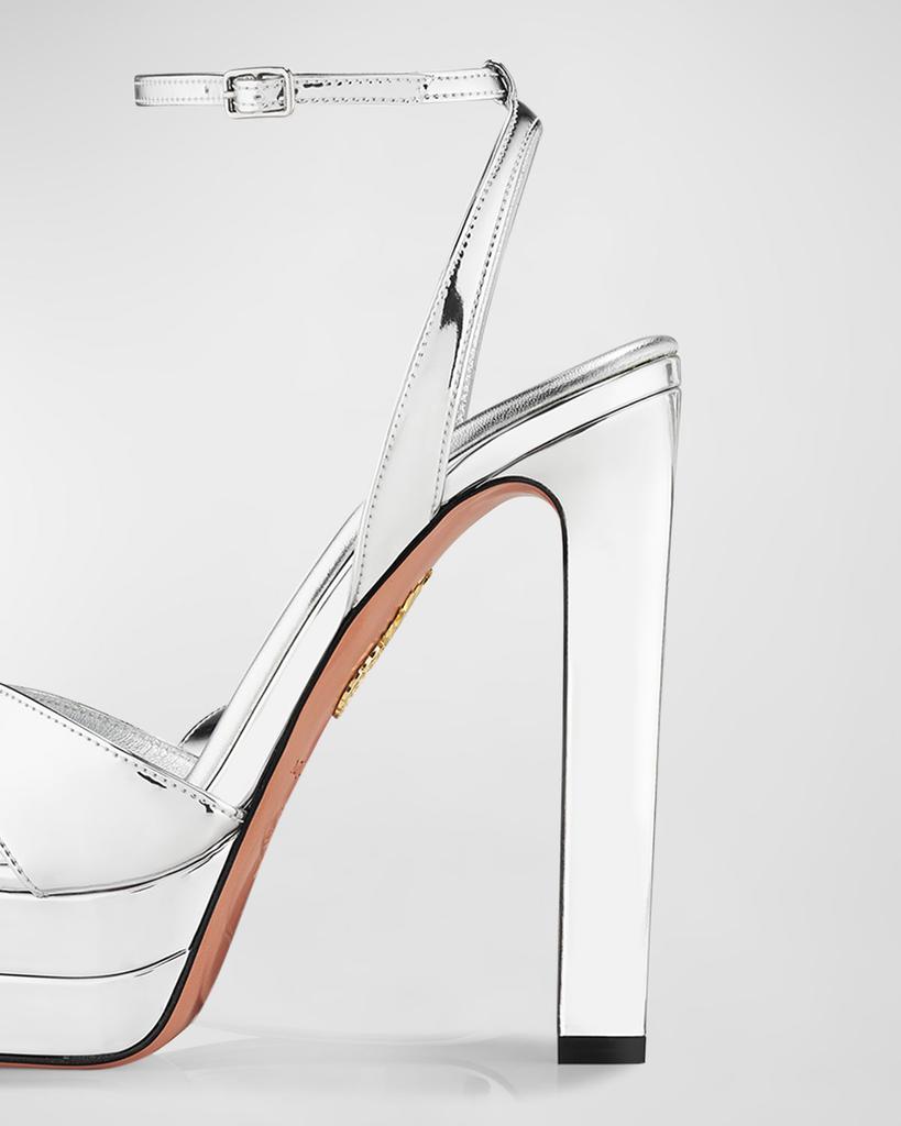 【2025年】お歳暮ギフト Metallic Divine Aquazzura Crisscross Sandals Platform その他