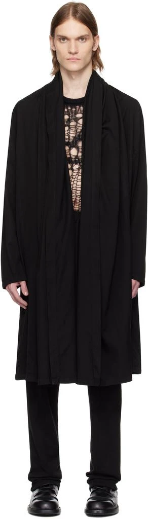Julius Black Robe Shirt Cardigan
