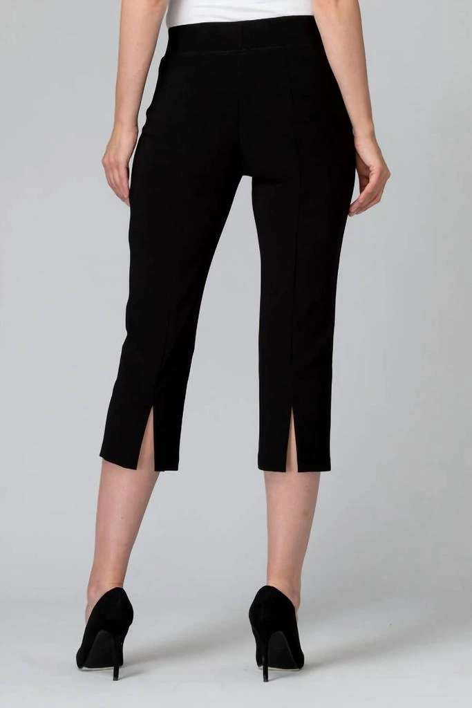 JOSEPH RIBKOFF Joseph Ribkoff - Rear Hem Slit Flared Cropped Capri 2