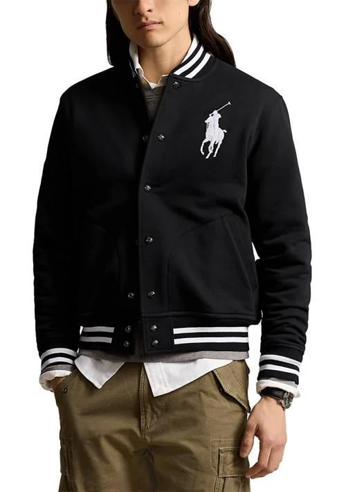 Ralph Lauren Big Pony Fleece Baseball Jacket