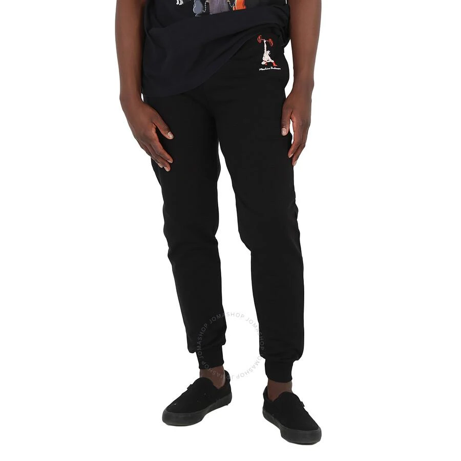 Moschino Moschino Men's Black Moschino Underwear Logo Track Pants, Size Small 1