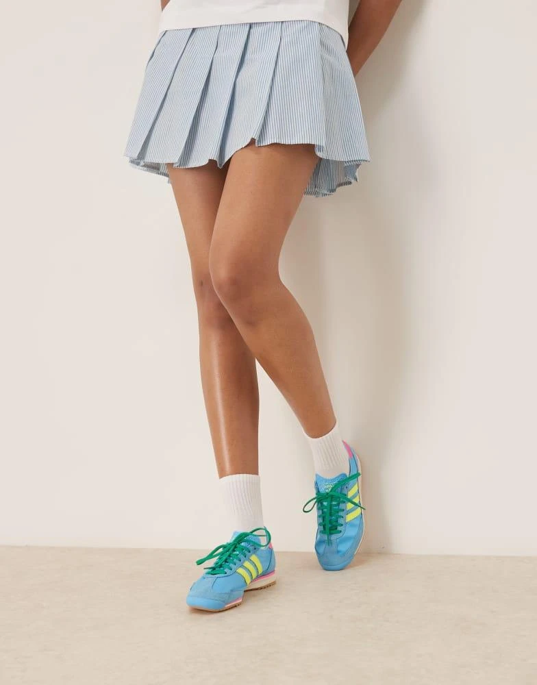 Adidas adidas Originals SL 72 OG trainers in bright blue and yellow 3