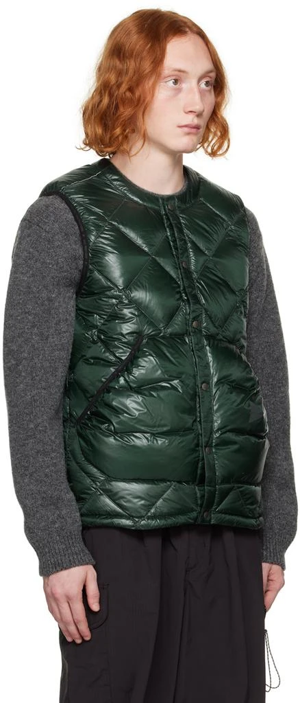 and wander Green Diamond Stitch Down Vest 2