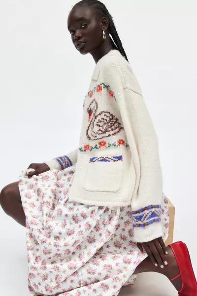 Obey OBEY Swans Zip Up Sweater