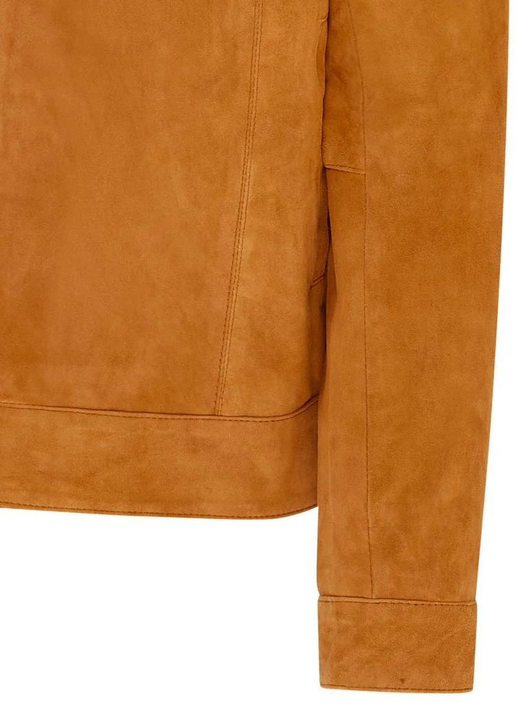 Infinity Leather Mens Retro Classic Suede Leather Harrington Biker ...