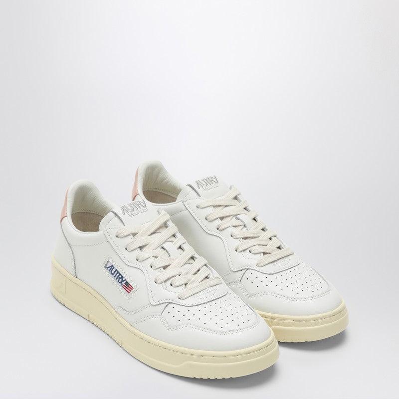 Autry Women's /pink Leather Medalist Sneakers