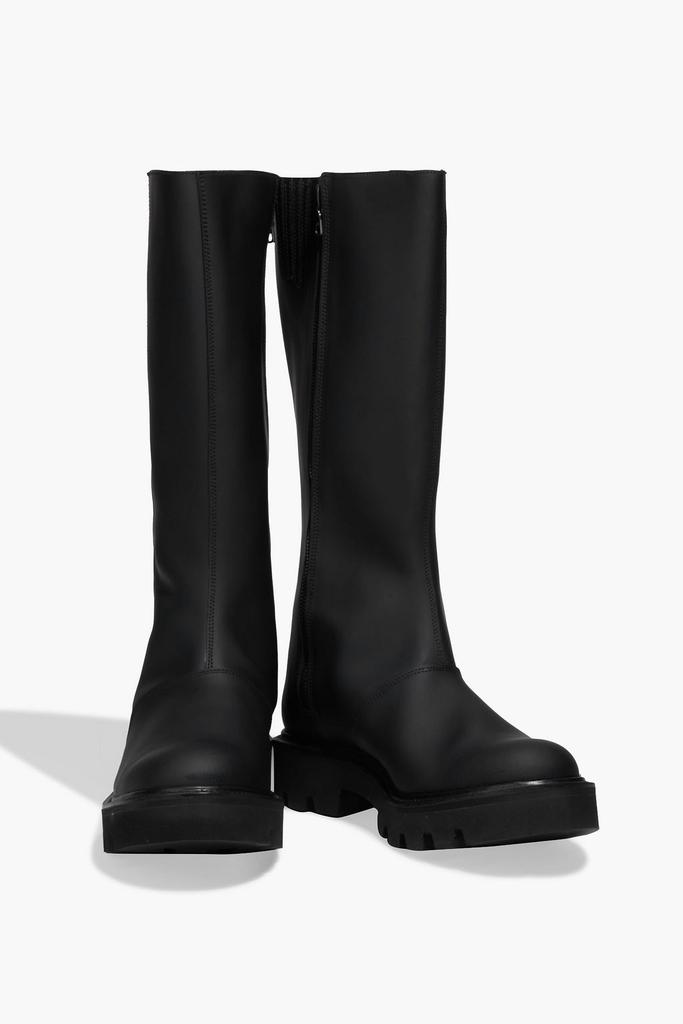 Grenson Nessa rubberized leather knee boots