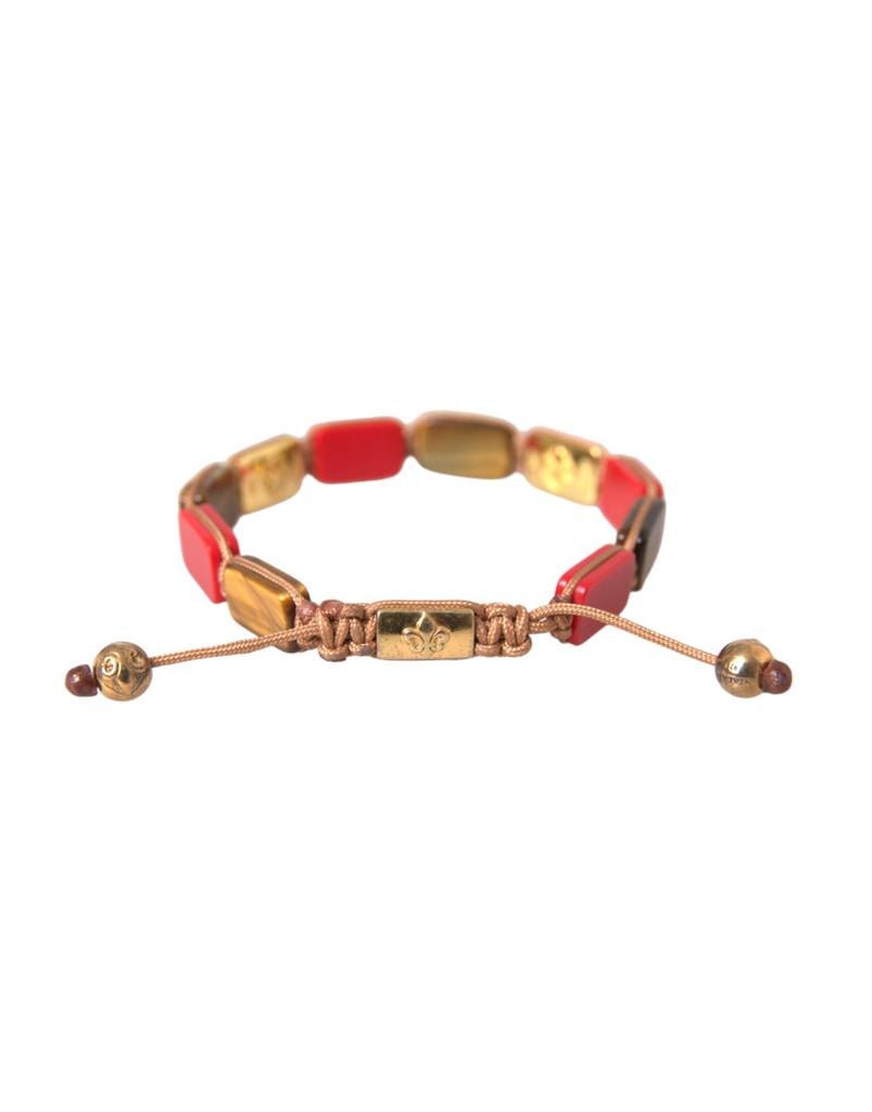 Nialaya CZ Tiger Eye   925  Men Men's Bracelet