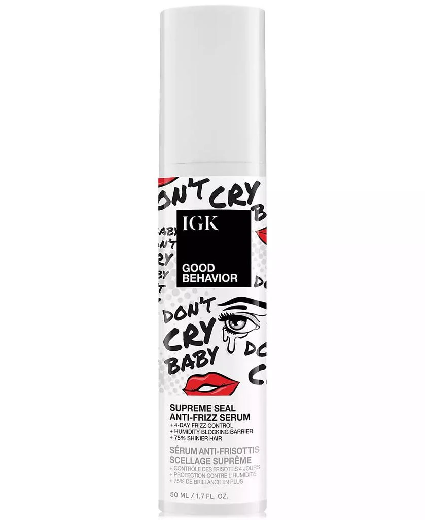 IGK Hair Good Behavior Supreme Seal Anti-Frizz Serum, 1.7 oz. 1