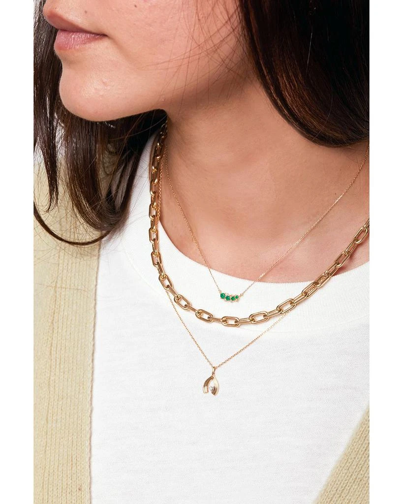 Adina Reyter 14K Yellow Gold Oval Link Collar Necklace, 16" 4