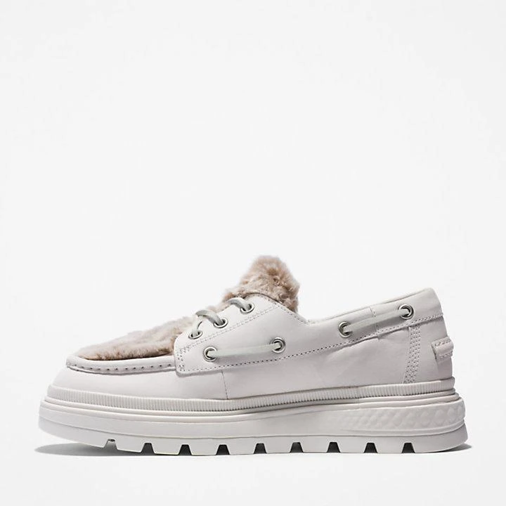 Timberland Ray City Warm-lined Boat Shoe for Women in White 6
