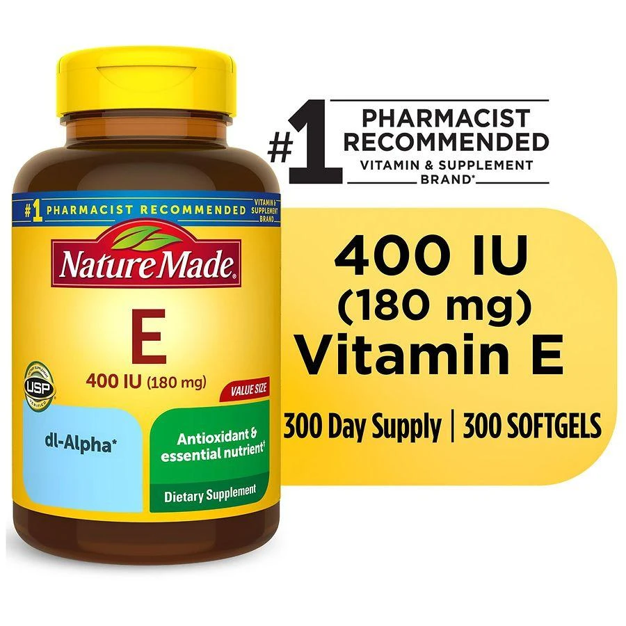 Nature Made Vitamin E 180 mg (400 IU) dl-Alpha Softgels 7
