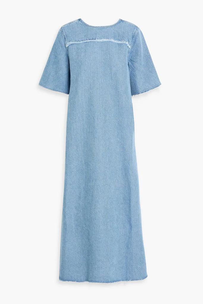 Ganni Denim midi dress 1