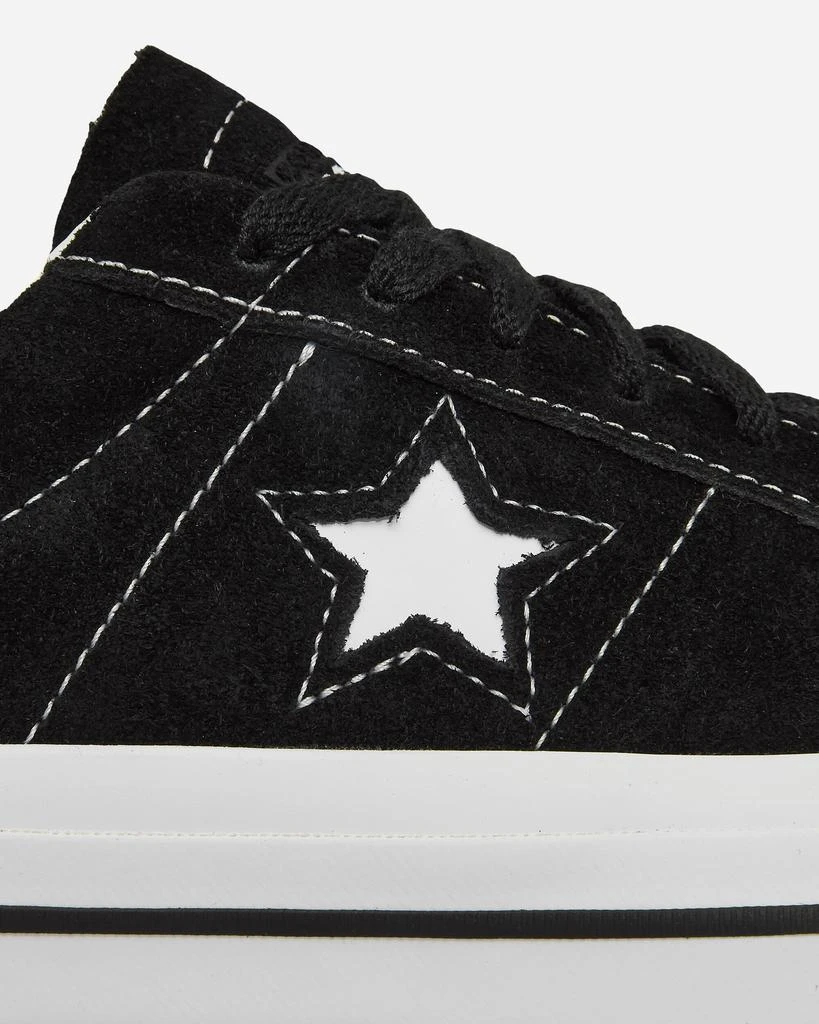Converse One Star Pro Nubuck Leather Sneakers Black 6