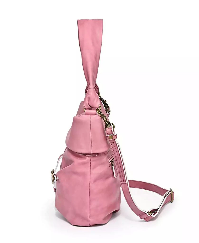 OLD TREND Sweet Lotus Leather Bucket Bag 4