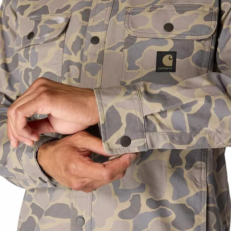 Carhartt Carhartt Men's Canvas Fleece Lined Shirt Jacket 7