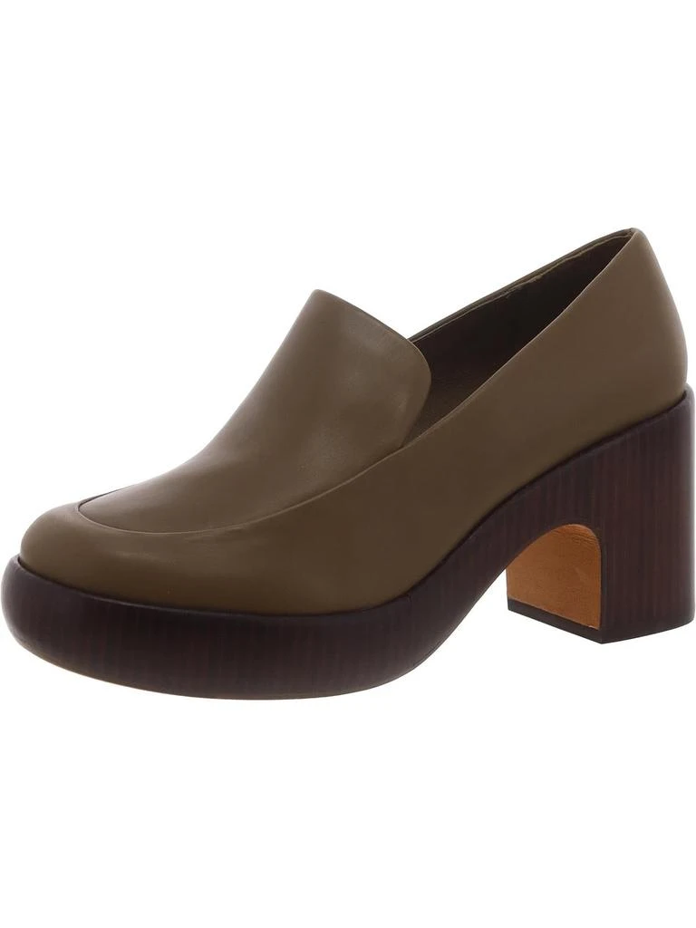 Vince Narissa Womens Leather Block Heel Clogs 6