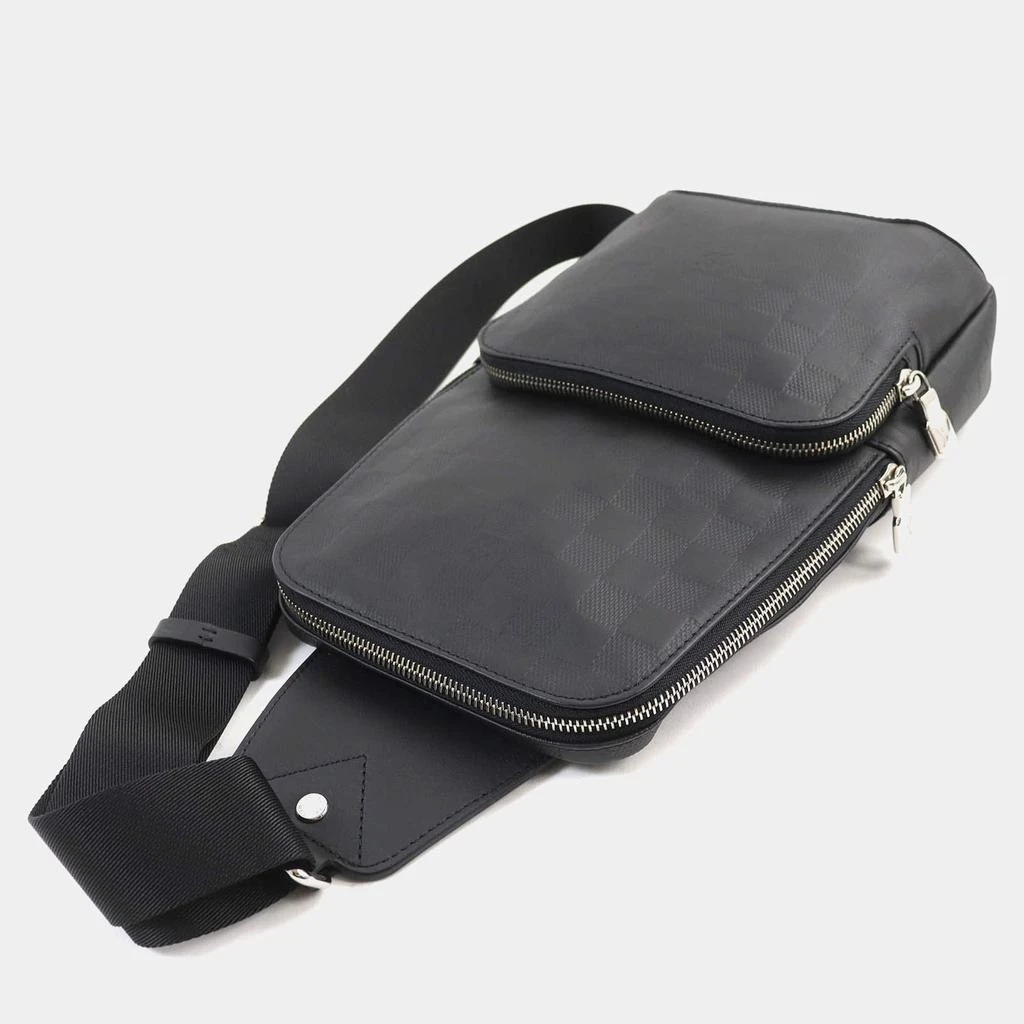 Louis Vuitton Louis Vuitton Black Canvas Avenue Sling Bag 3