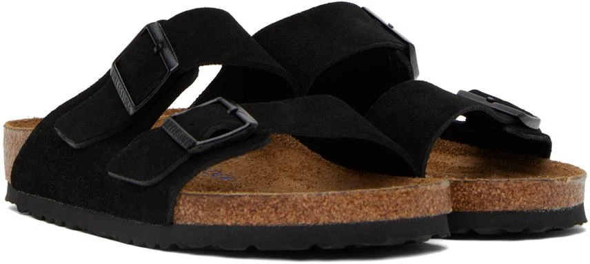 Birkenstock Black Arizona Soft Footbed Sandals 4