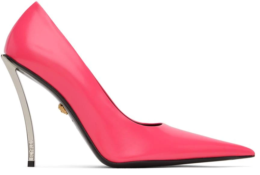 Versace Pink Pin-Point Heels 1