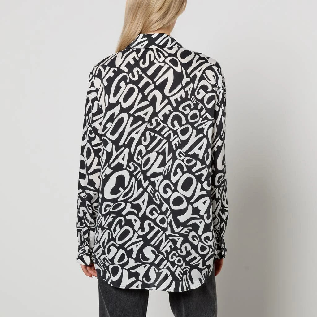 Stine Goya Wal Monogram Print Tencel™ Lyocell-Blend Shirt 2