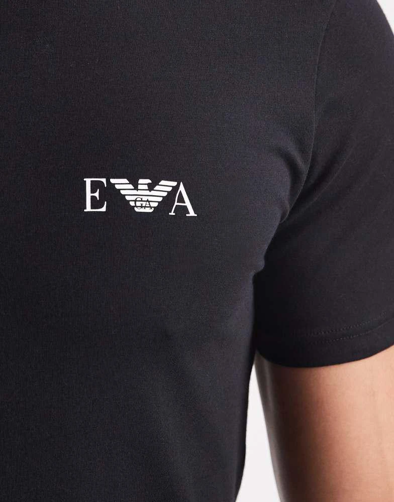 Emporio Armani Emporio Armani 2-pack short sleeve lounge t-shirts in black 5