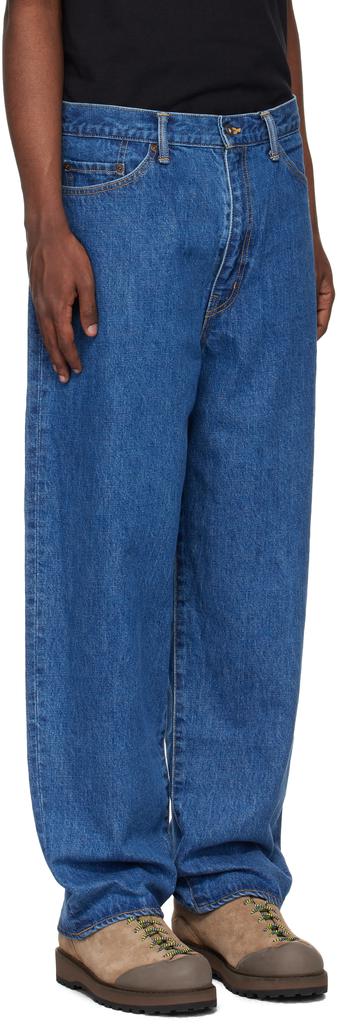 Wtaps Blue Straight Jeans