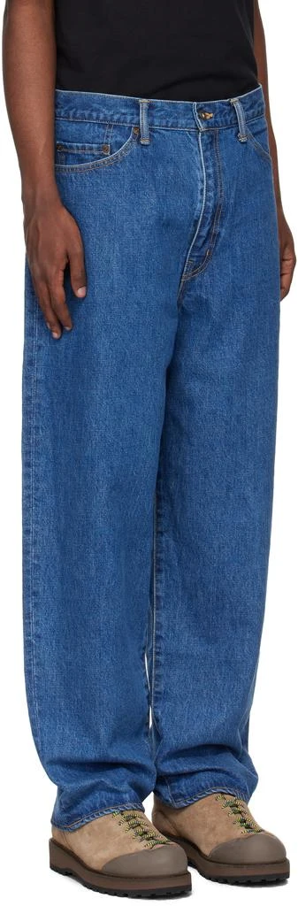 Wtaps Blue Straight Jeans 2