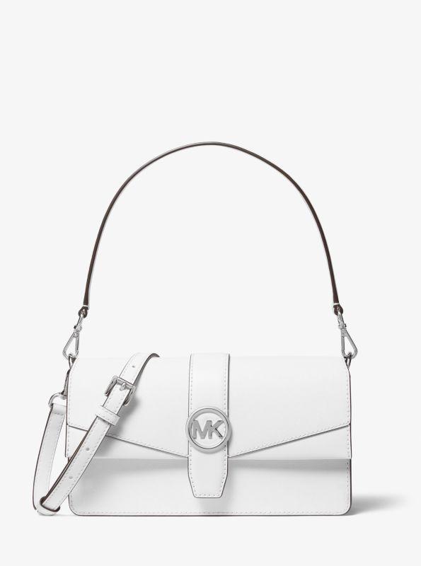 Michael Kors Greenwich Medium Saffiano Leather Convertible Shoulder Bag