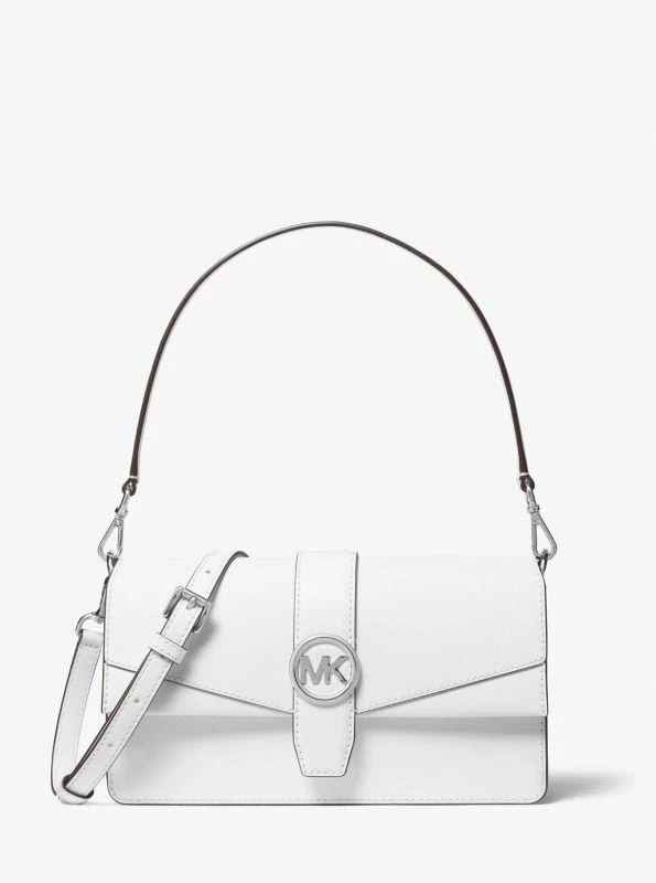 Michael Kors Greenwich Medium Saffiano Leather Convertible Shoulder Bag 1
